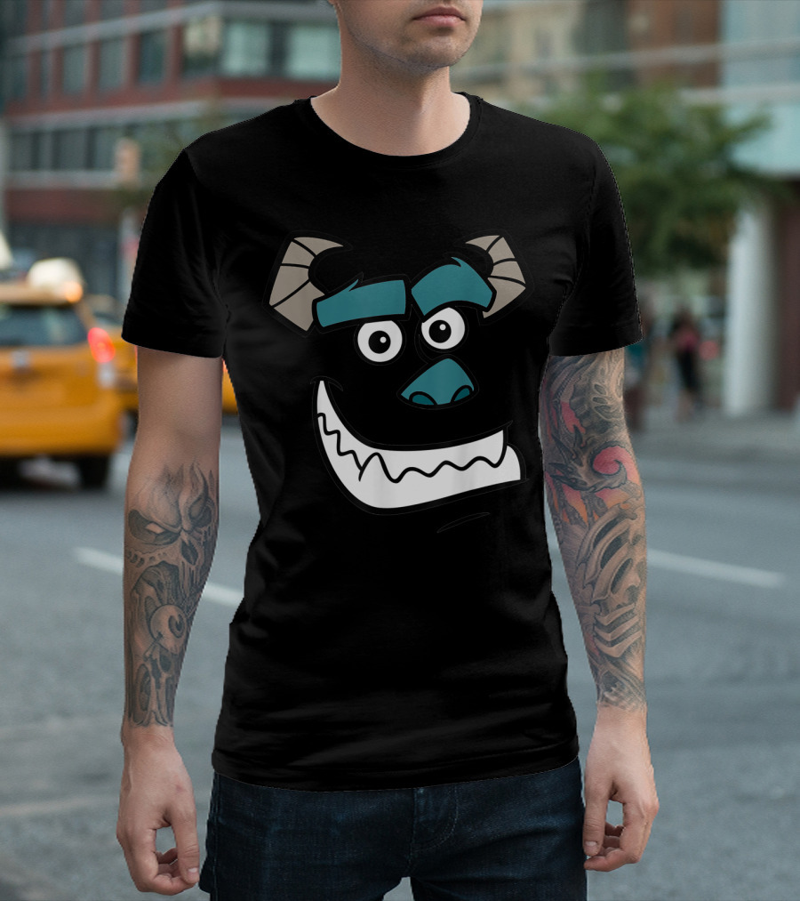 Disney Pixar Monsters Inc Sulley Smiling Face T-Shirt