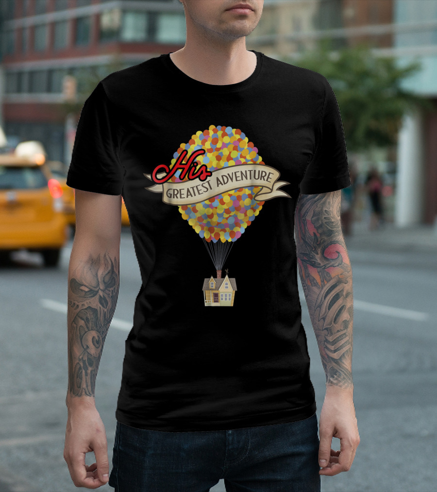 Disney Pixar Up Balloons His Greatest Adventure House T-Shirt
