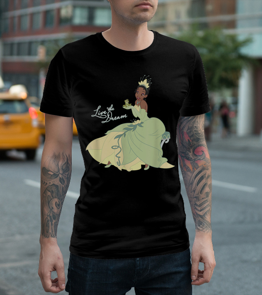 Disney The Princess and the Frog Tiana Live the Dream T-Shirt