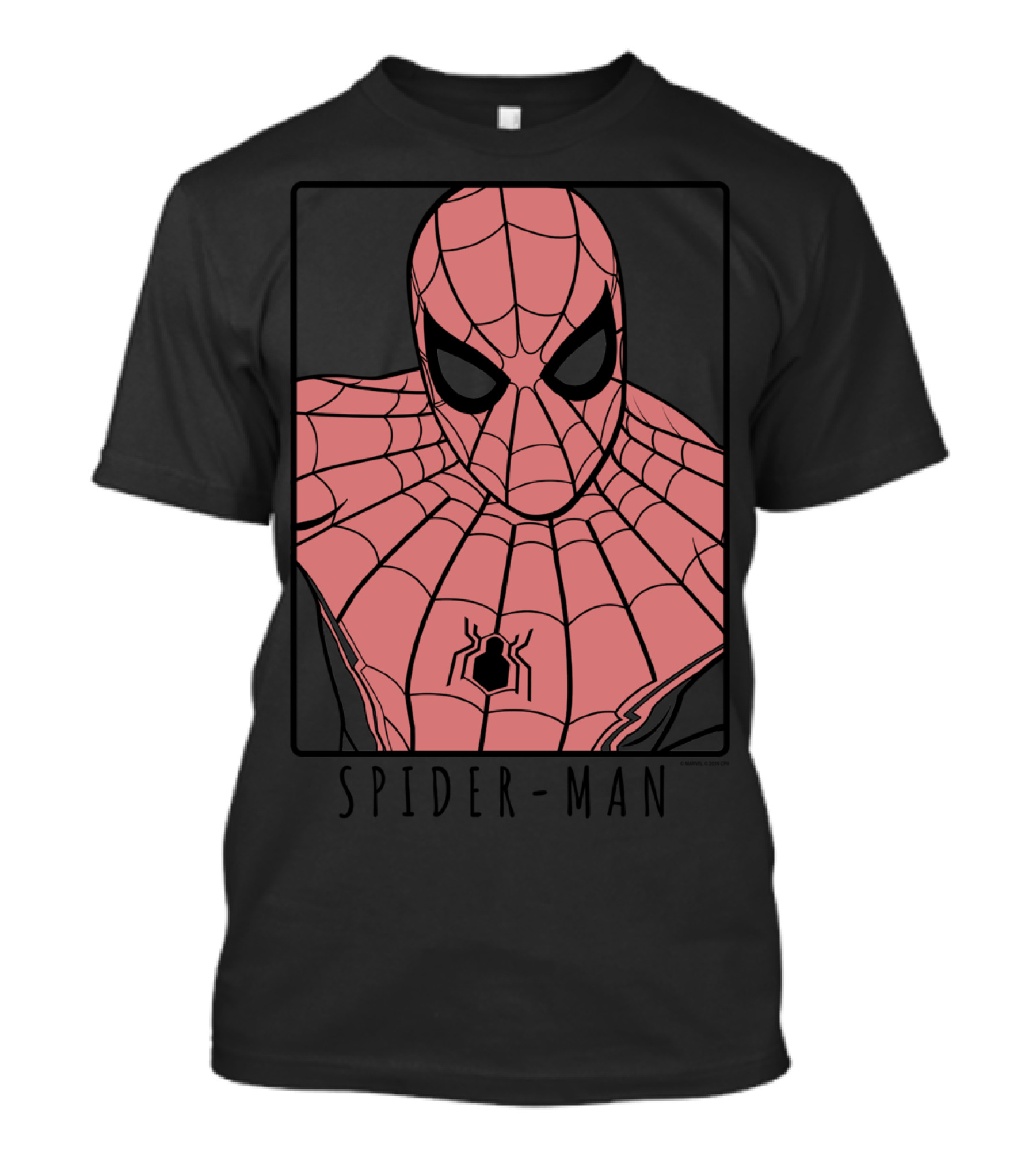 Spider-Man Marvel Far From Home Ornate Simple T-Shirt