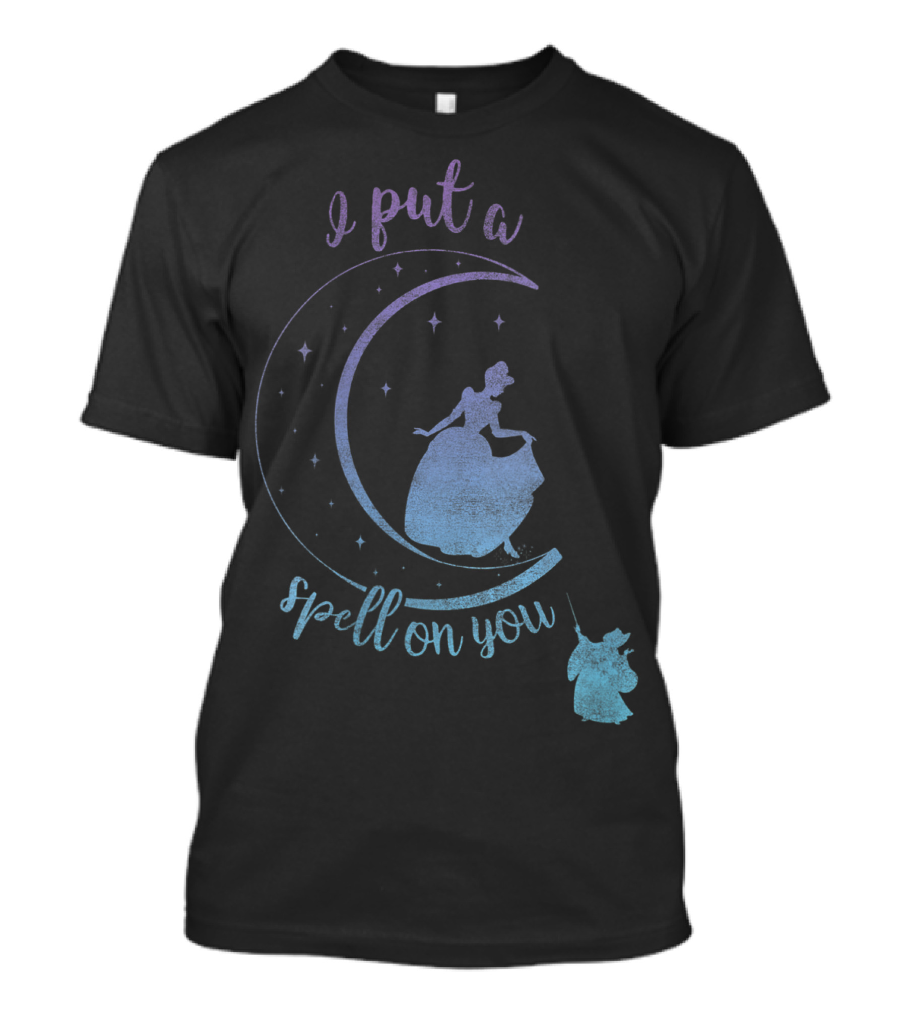 I Put A Spell On You Disney Cinderella Fairy Godmother Moon T-Shirt