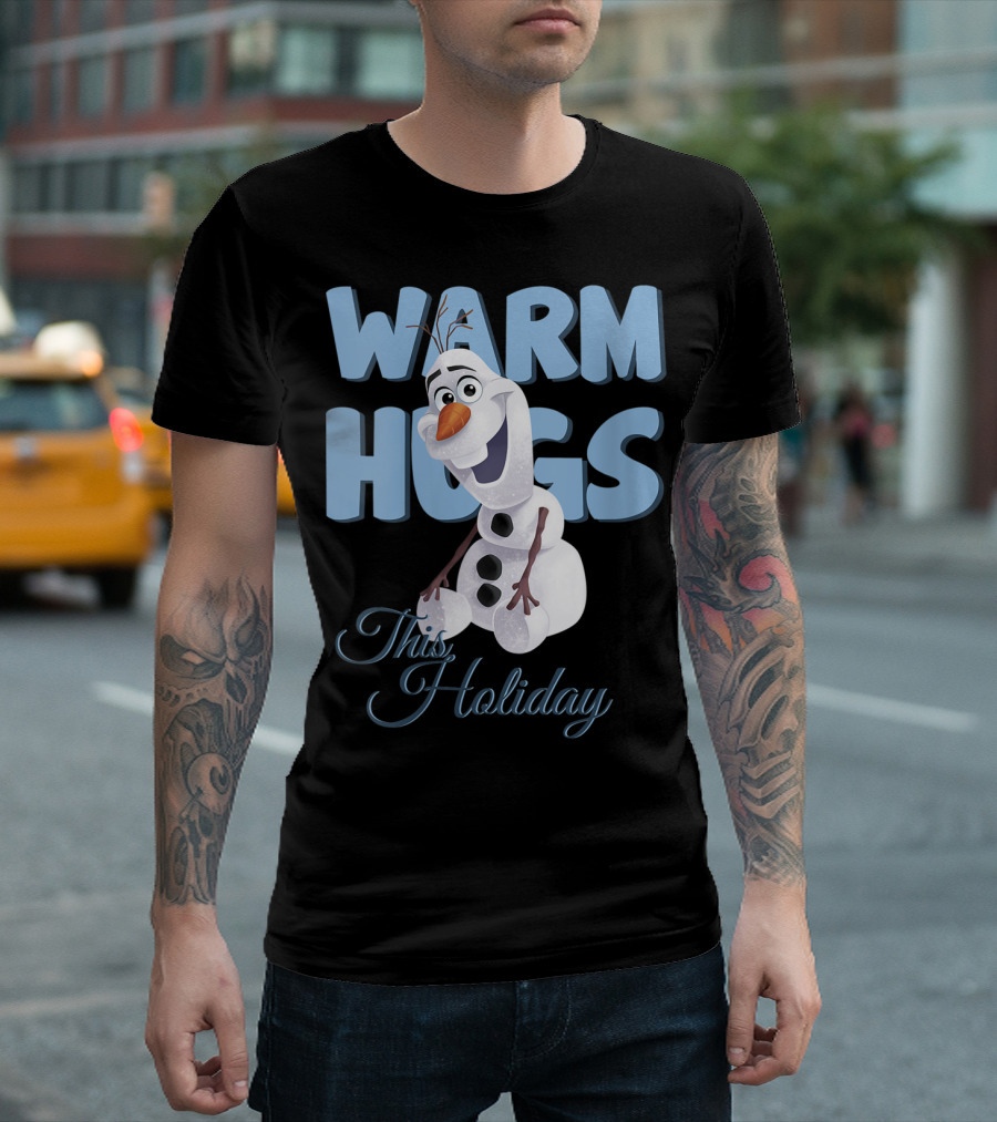 Disney Frozen Olaf Warm Hugs This Holiday T-Shirt