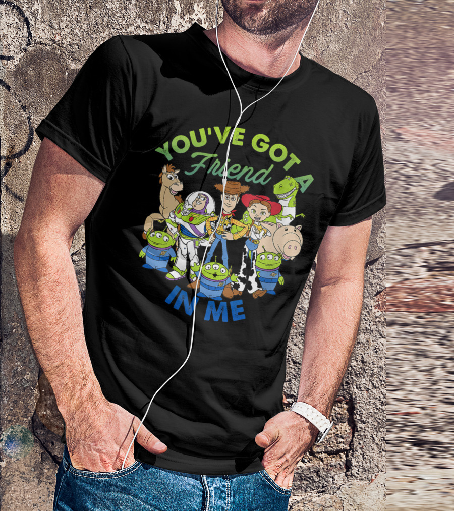 You've Got A Friend In Me Disney Pixar Toy Story Cartoon Group T-Shirt