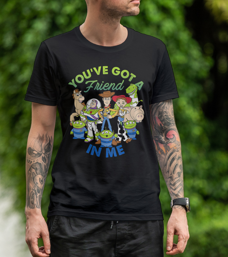 You've Got A Friend In Me Disney Pixar Toy Story Cartoon Group T-Shirt