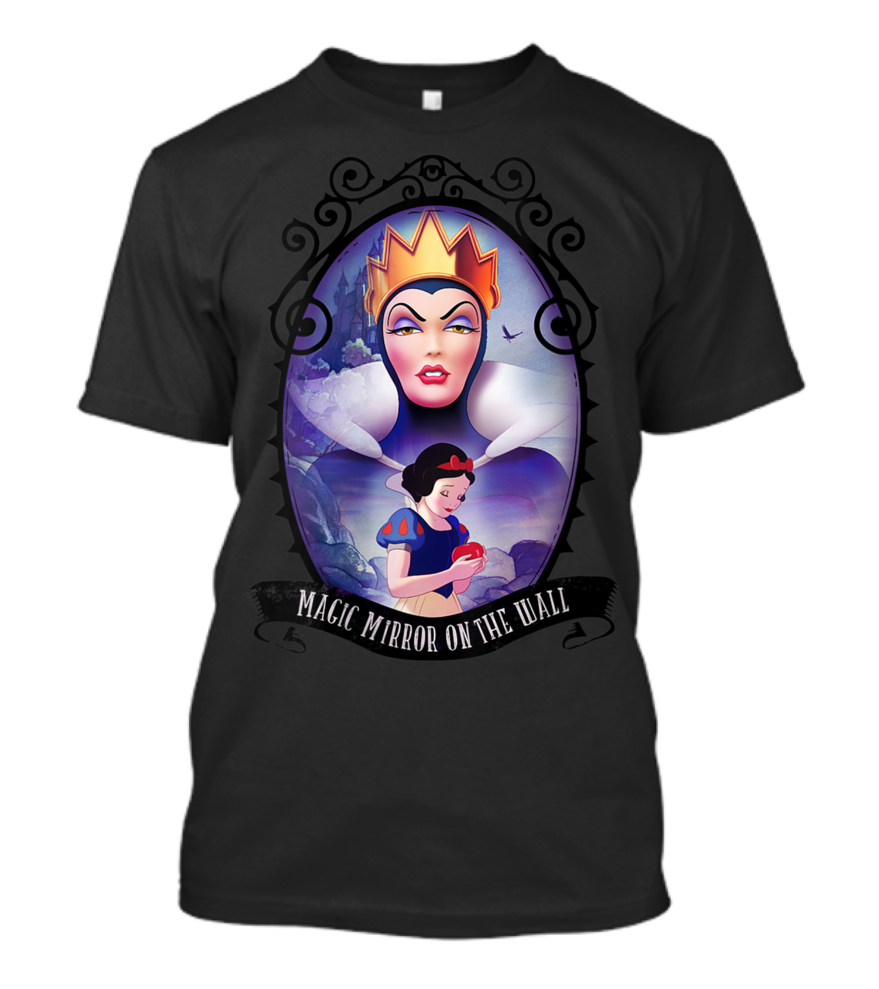 Disney Snow White Evil Queen Magic Mirror On The Wall T-Shirt