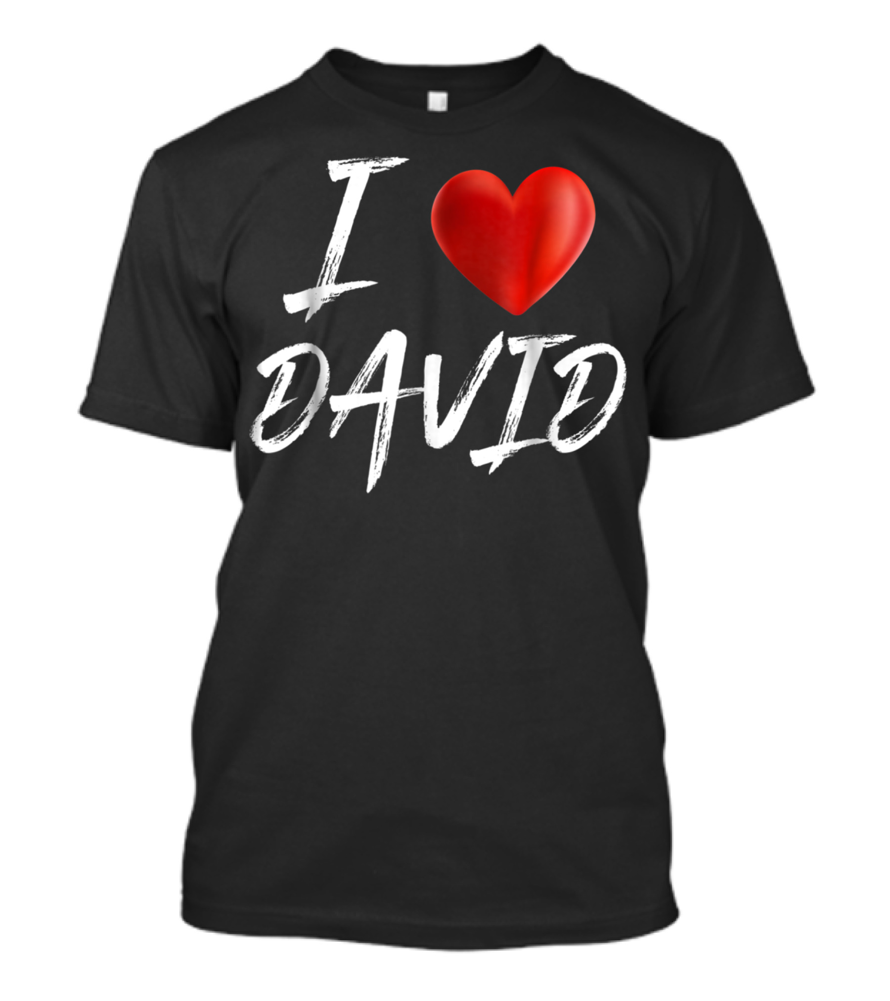 I Love Heart David T-Shirt