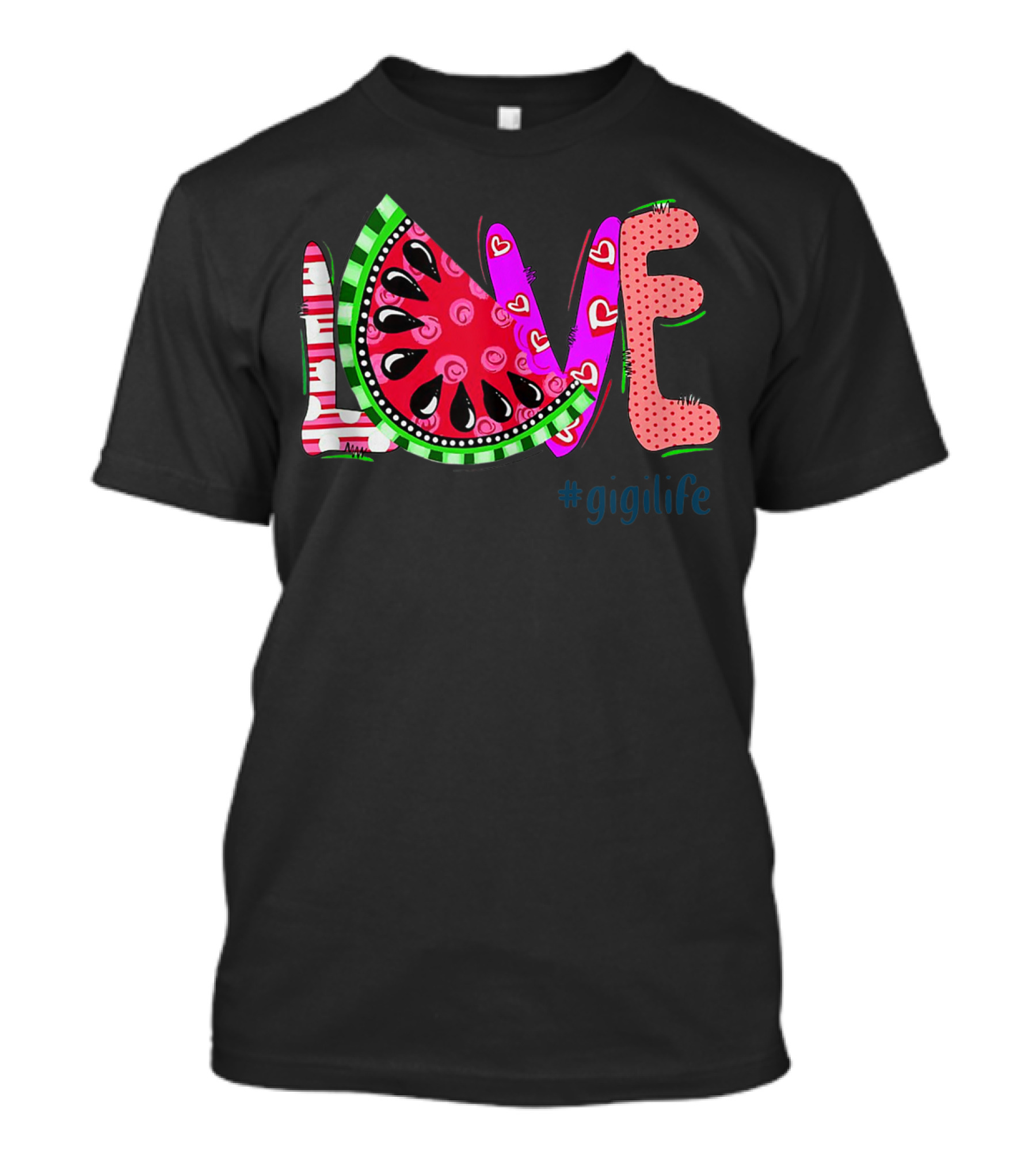 Gigi Life Love Watermelon Heartful T-Shirt