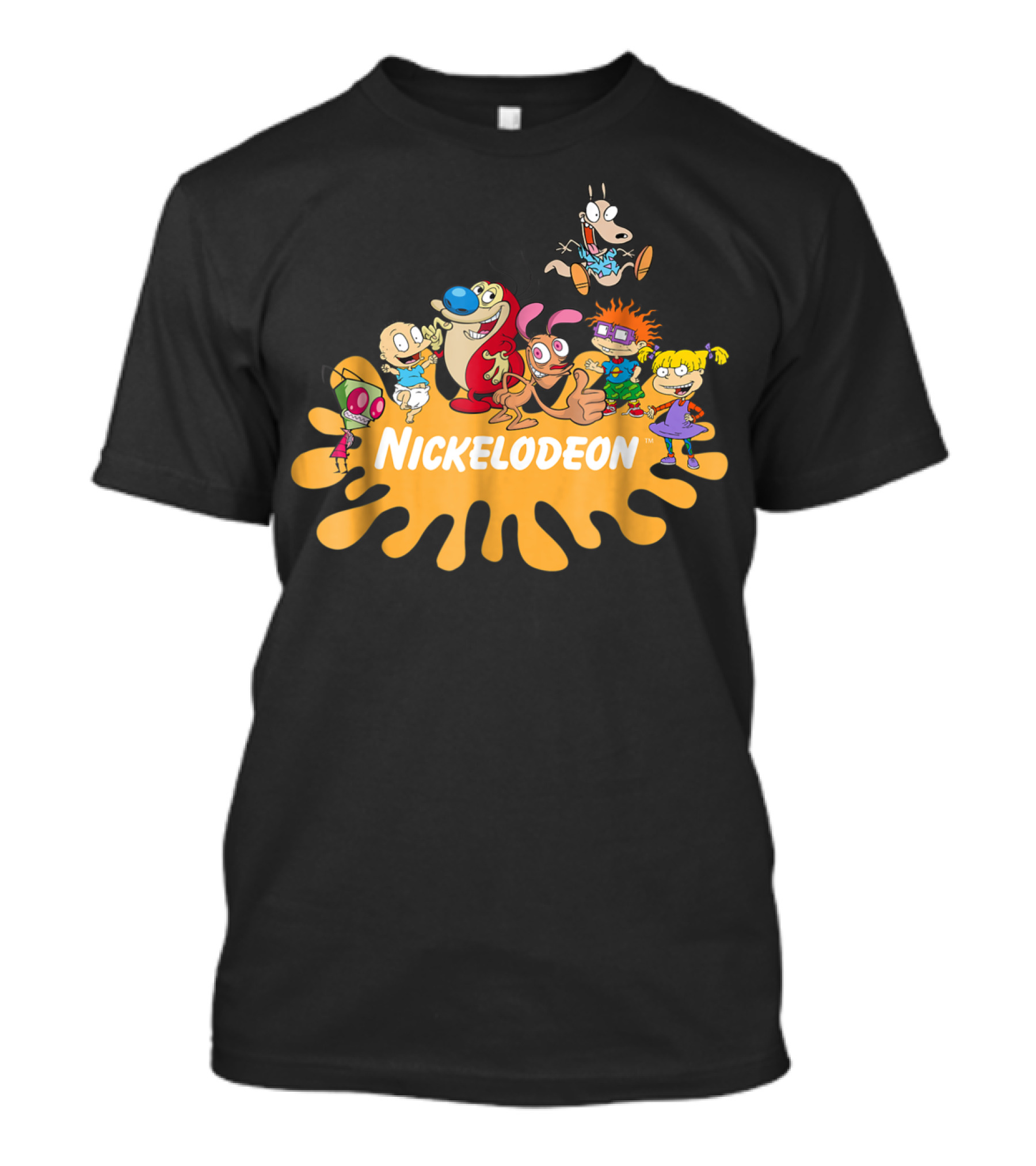 Nickelodeon Rewind Classic Cartoon Characters Splat T-Shirt
