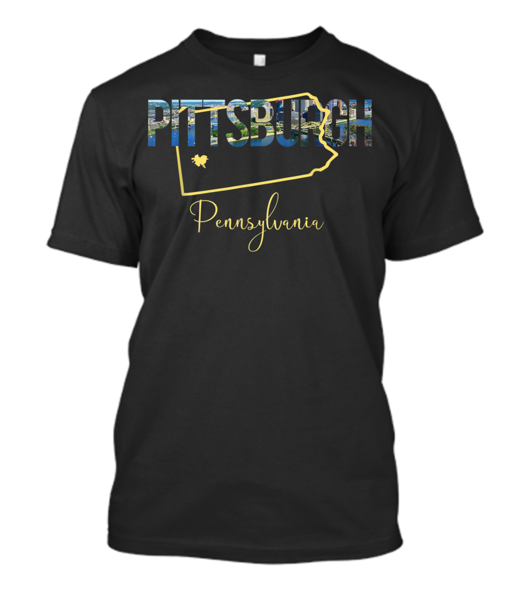 Pittsburgh Pennsylvania Skyline Home Love T-Shirt