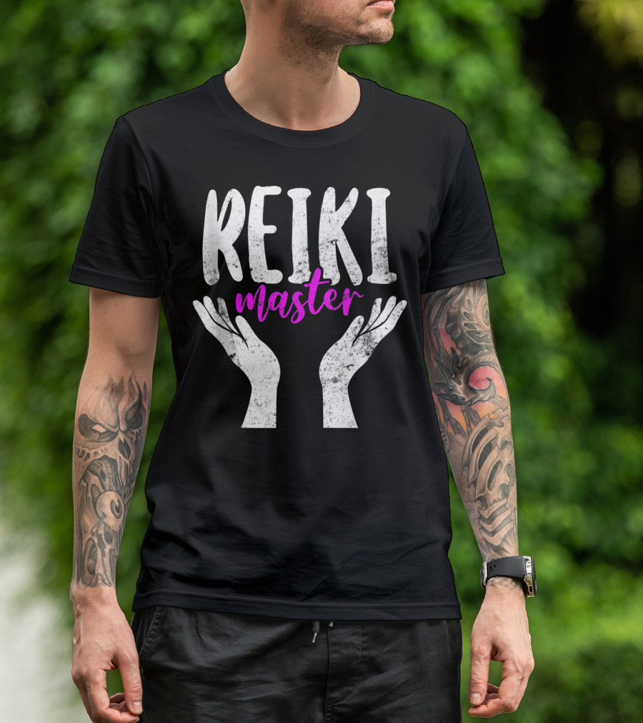 Reiki Master Holistic Healing Hands Energy T-Shirt