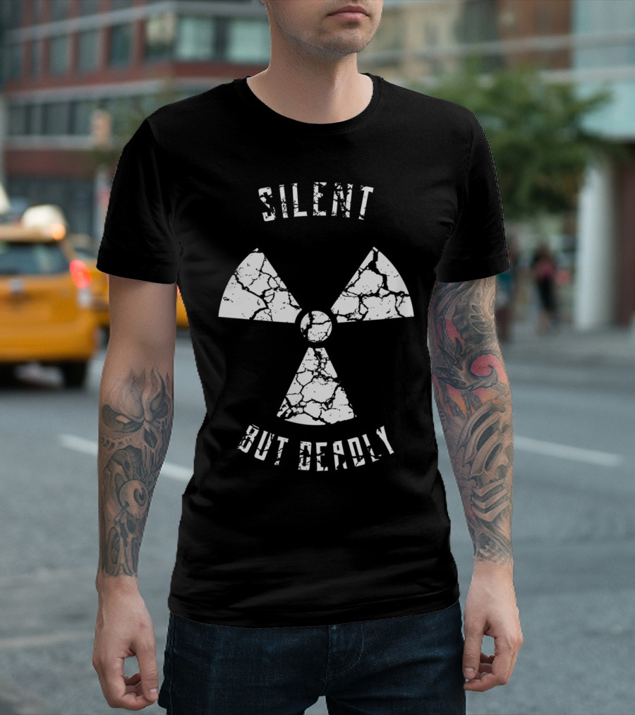 Silent But Deadly Radiation Symbol Nuclear T-Shirt