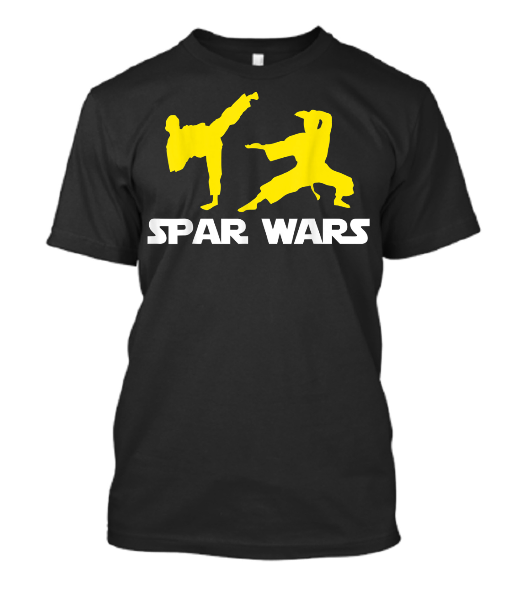 Spar Wars Martial Arts Yellow T-Shirt
