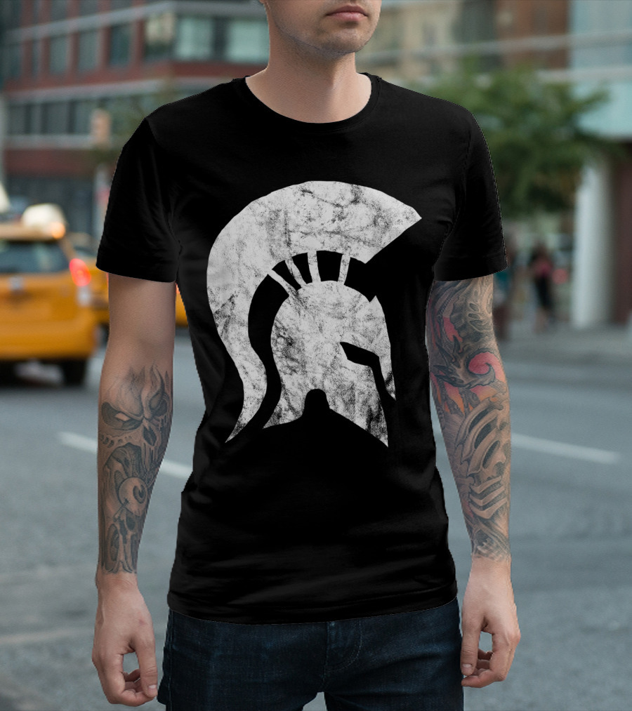 Sparta Soldier Leonidas Spartan Helmet T-Shirt