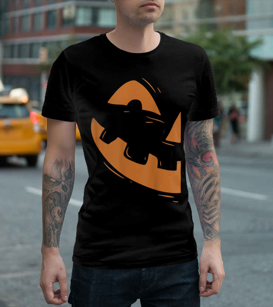 Jackolantern Pumpkin Face Halloween NBA San Antonio Spurs T-Shirt