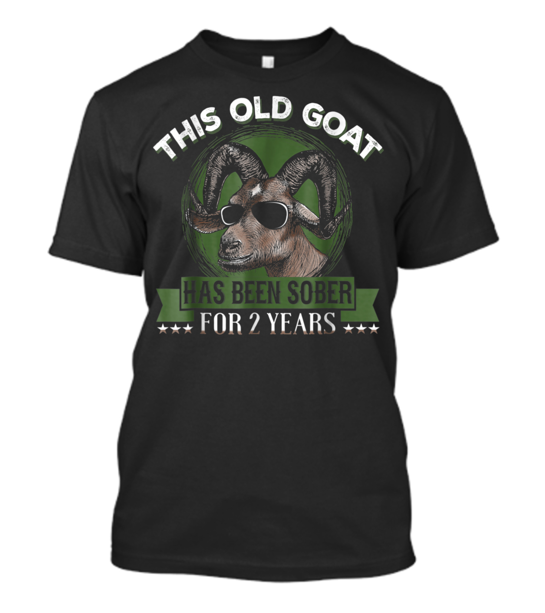 THIS OLD GOAT HAS BEEN SOBER FOR 2 YEARS T-Shirt