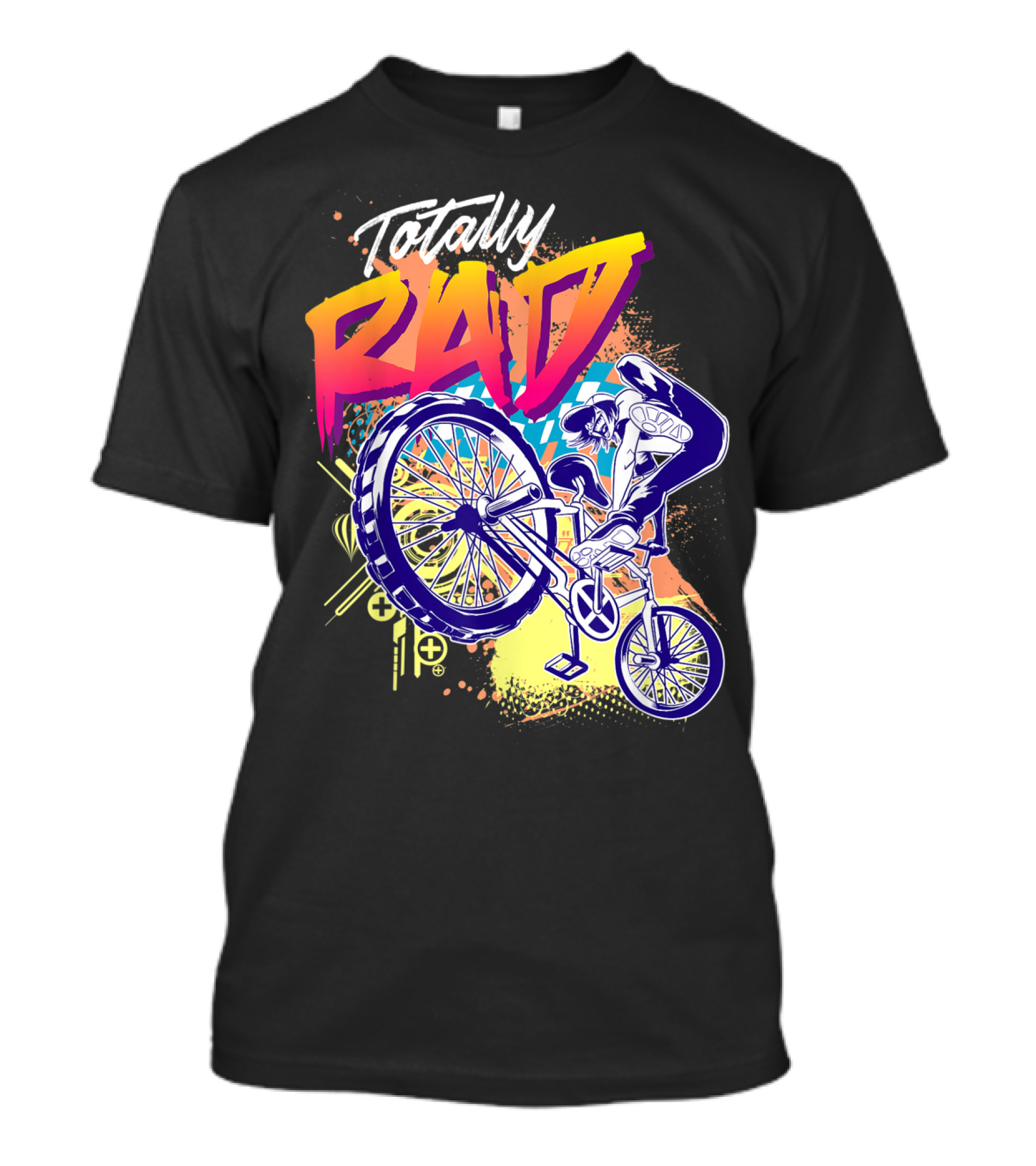 Totally Rad BMX Bike Stunt 80s T-Shirt