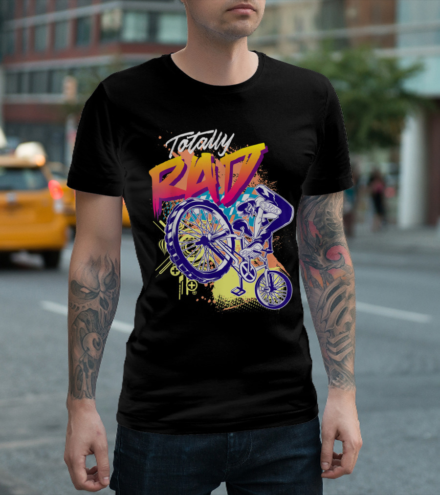 Totally Rad BMX Bike Stunt 80s T-Shirt