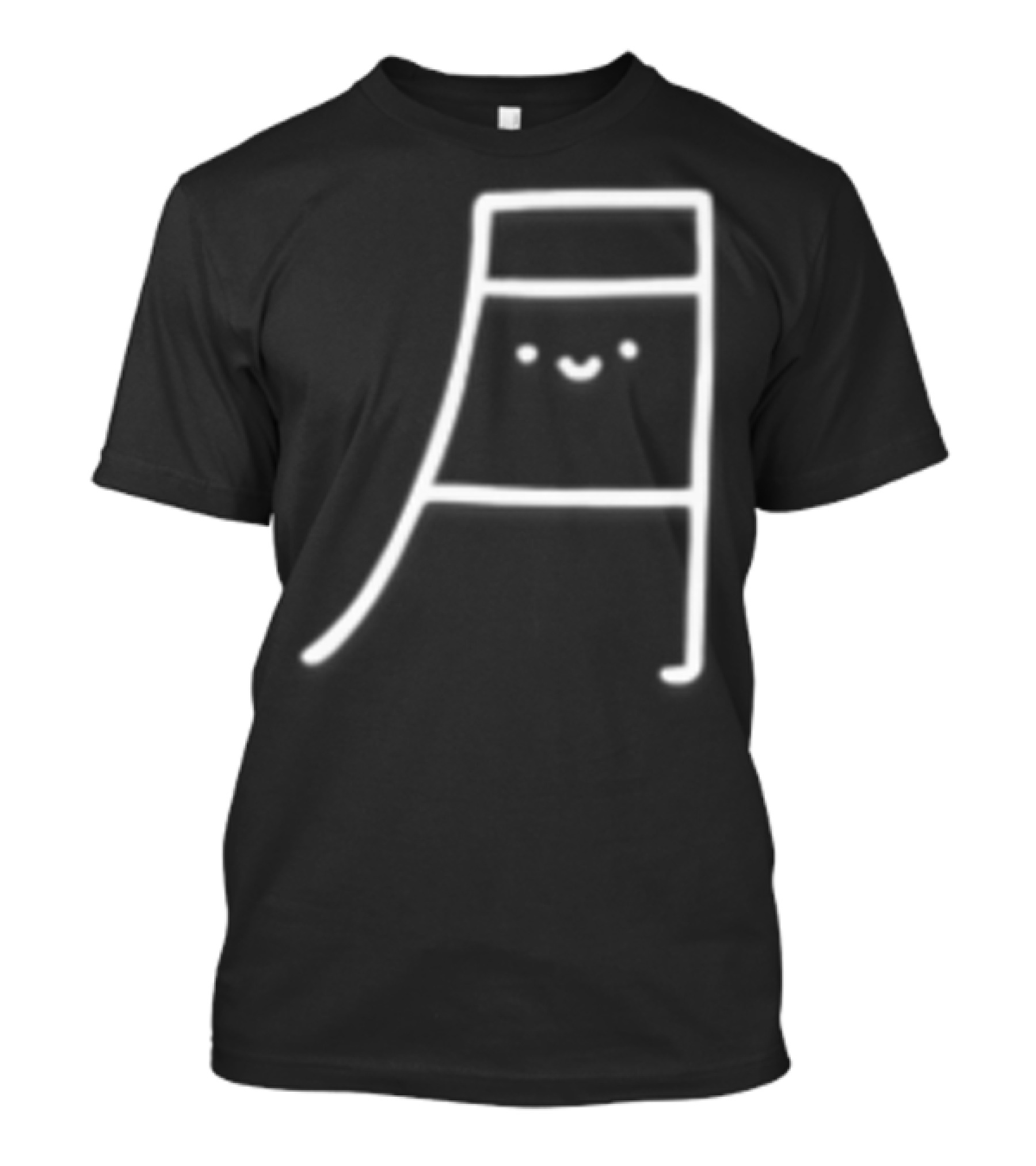 Tsuki Kawaii Moon Character Face Kanji T-Shirt