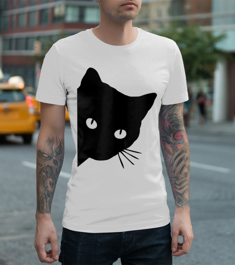 Cute Spy Cat for Ladies - Cat Lover's Delight T-Shirt