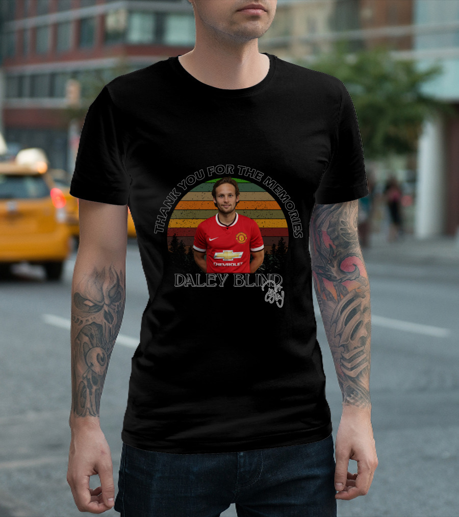 Thank You for the Memories Daley Blind Manchester United T-Shirt