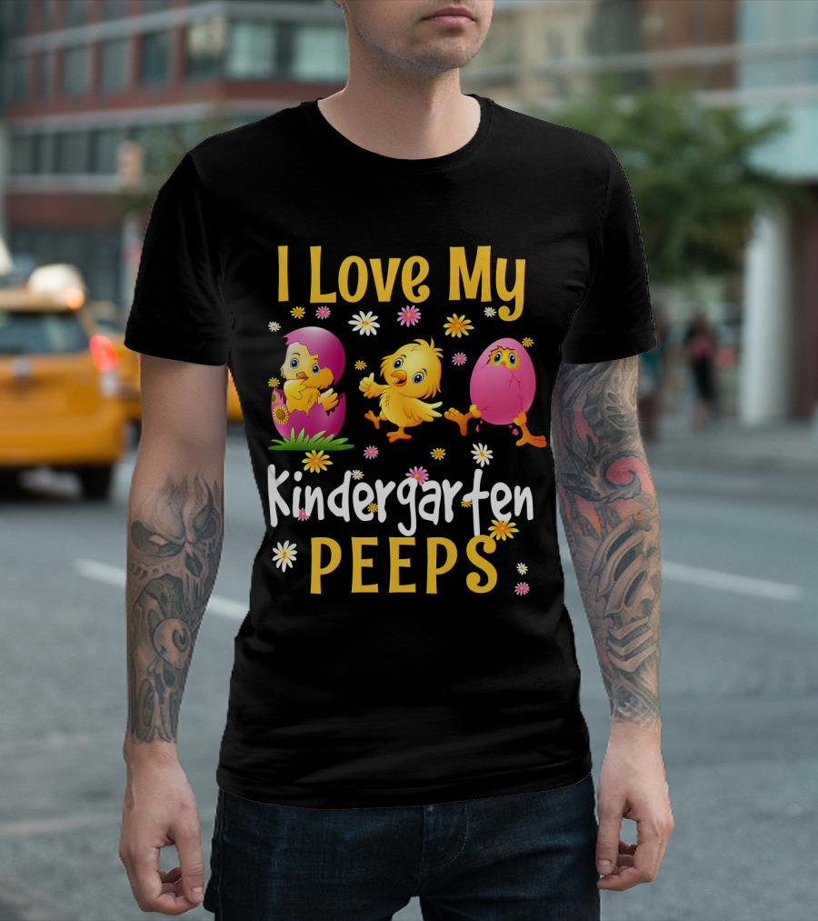 I Love My Kindergarten Peeps T-Shirt