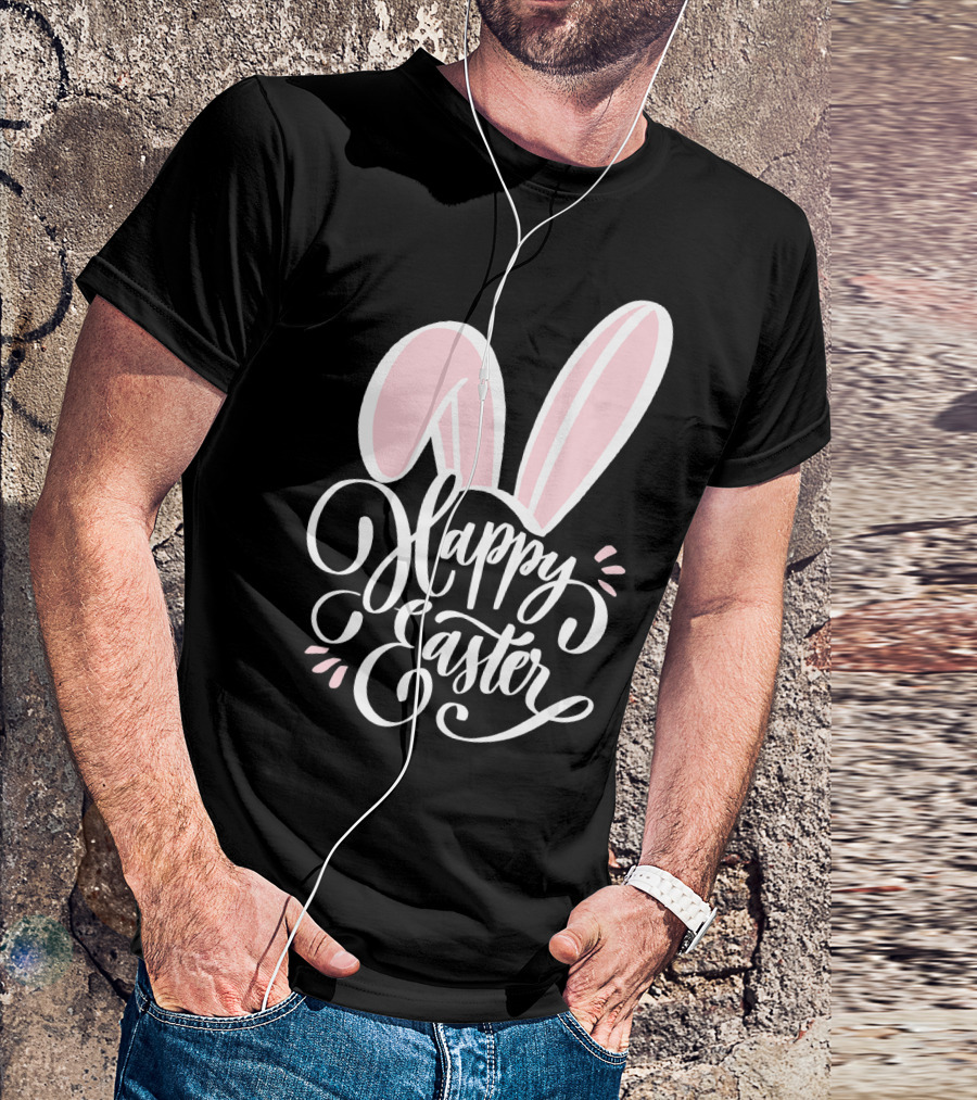 Happy Easter Bunny Ears Rabbit T-Shirt