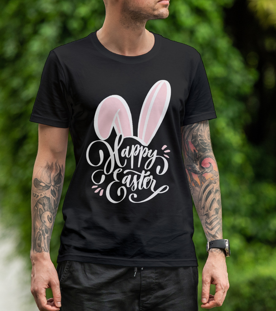 Happy Easter Bunny Ears Rabbit T-Shirt