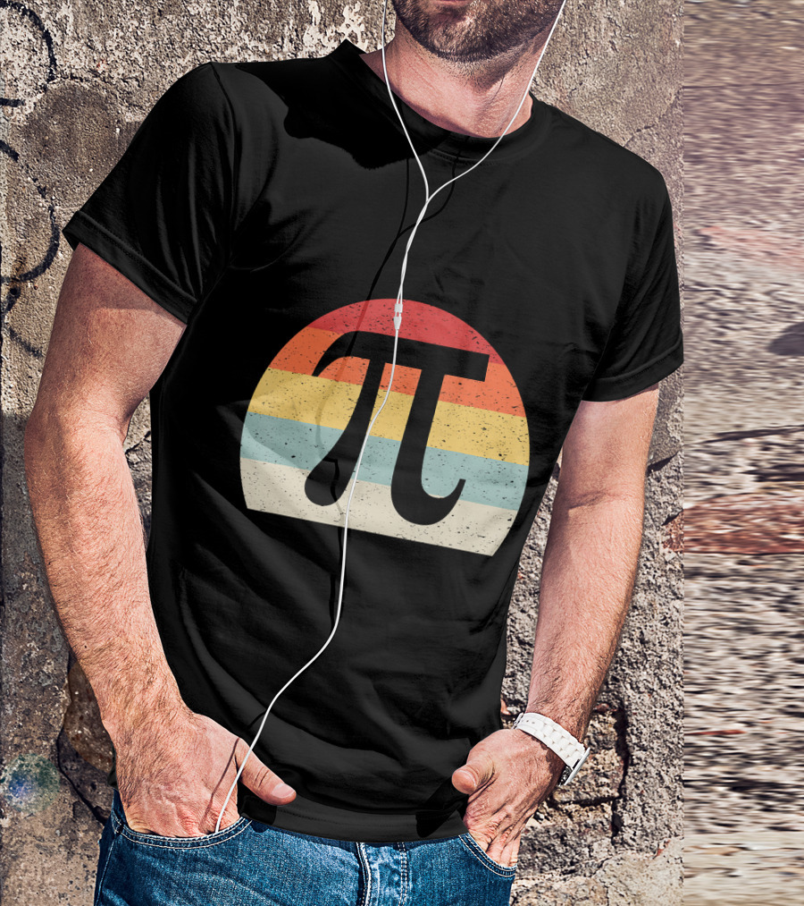 Funny Math Nerds Pi Day Retro T-Shirt