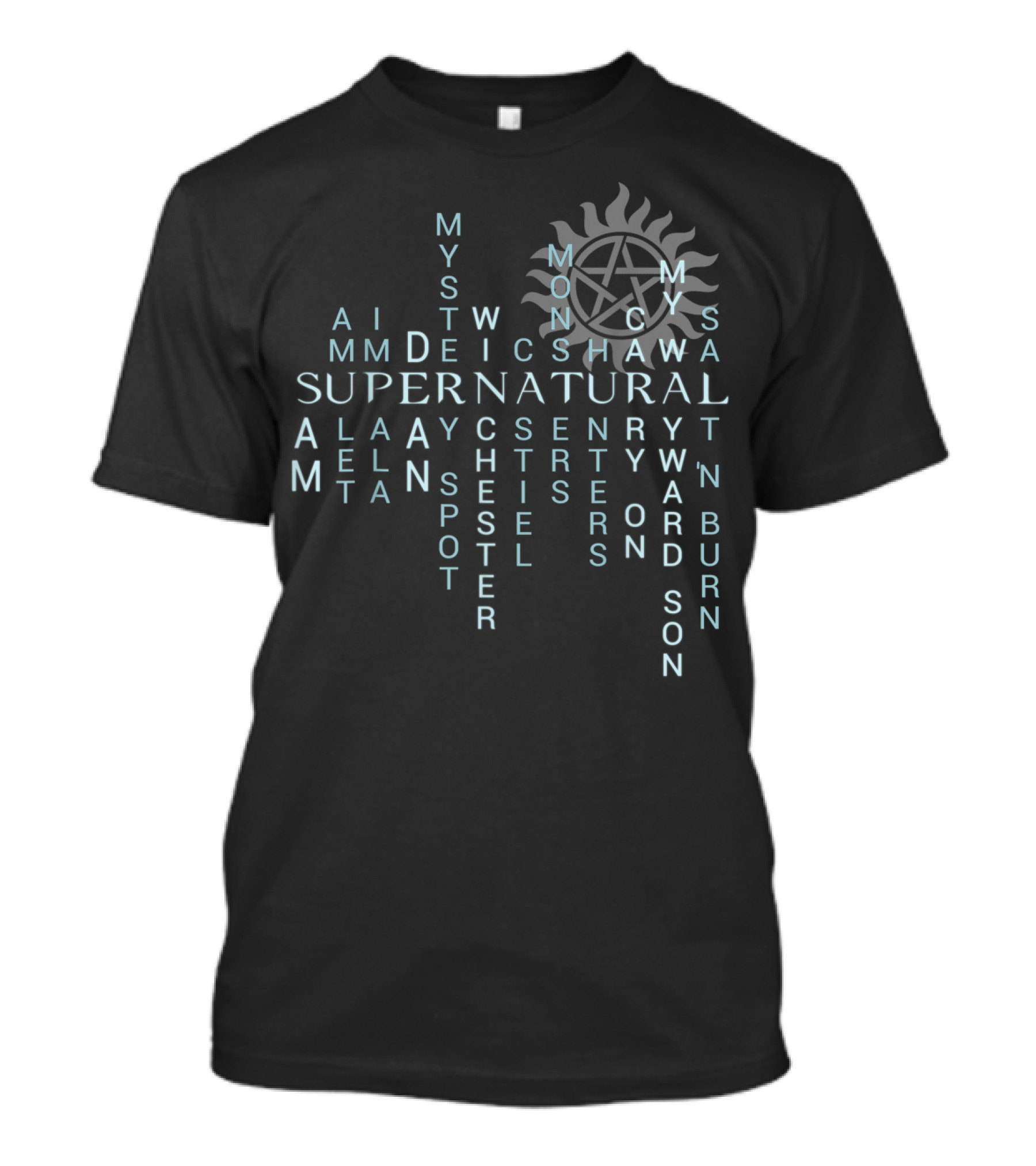 Supernatural Winchester Brothers Anti-Possession Symbol Mystical Elements T-Shirt