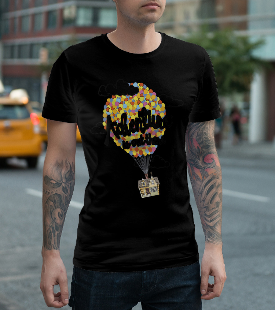 Disney Pixar Up Adventure Is Out There House Balloons T-Shirt
