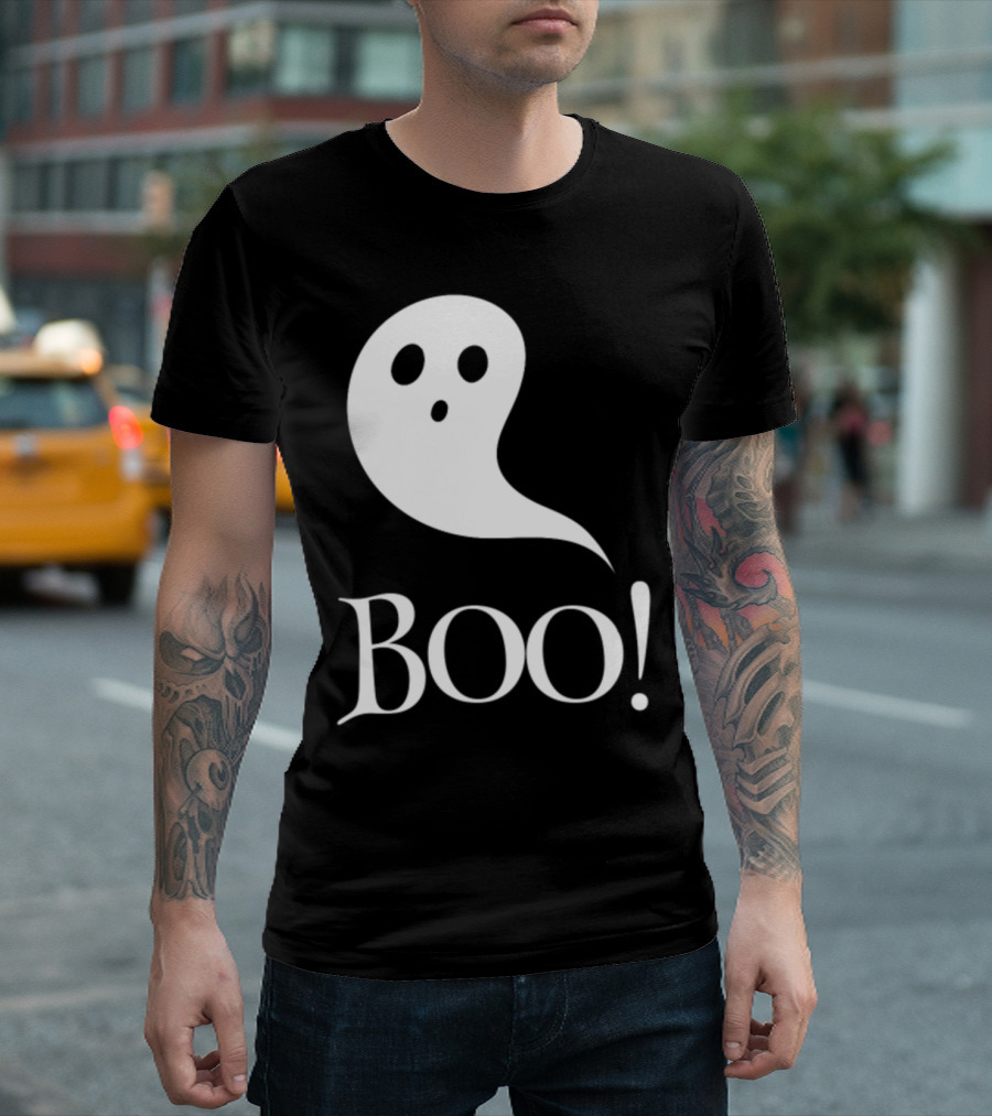 Boo Ghostly Halloween Fun T-Shirt