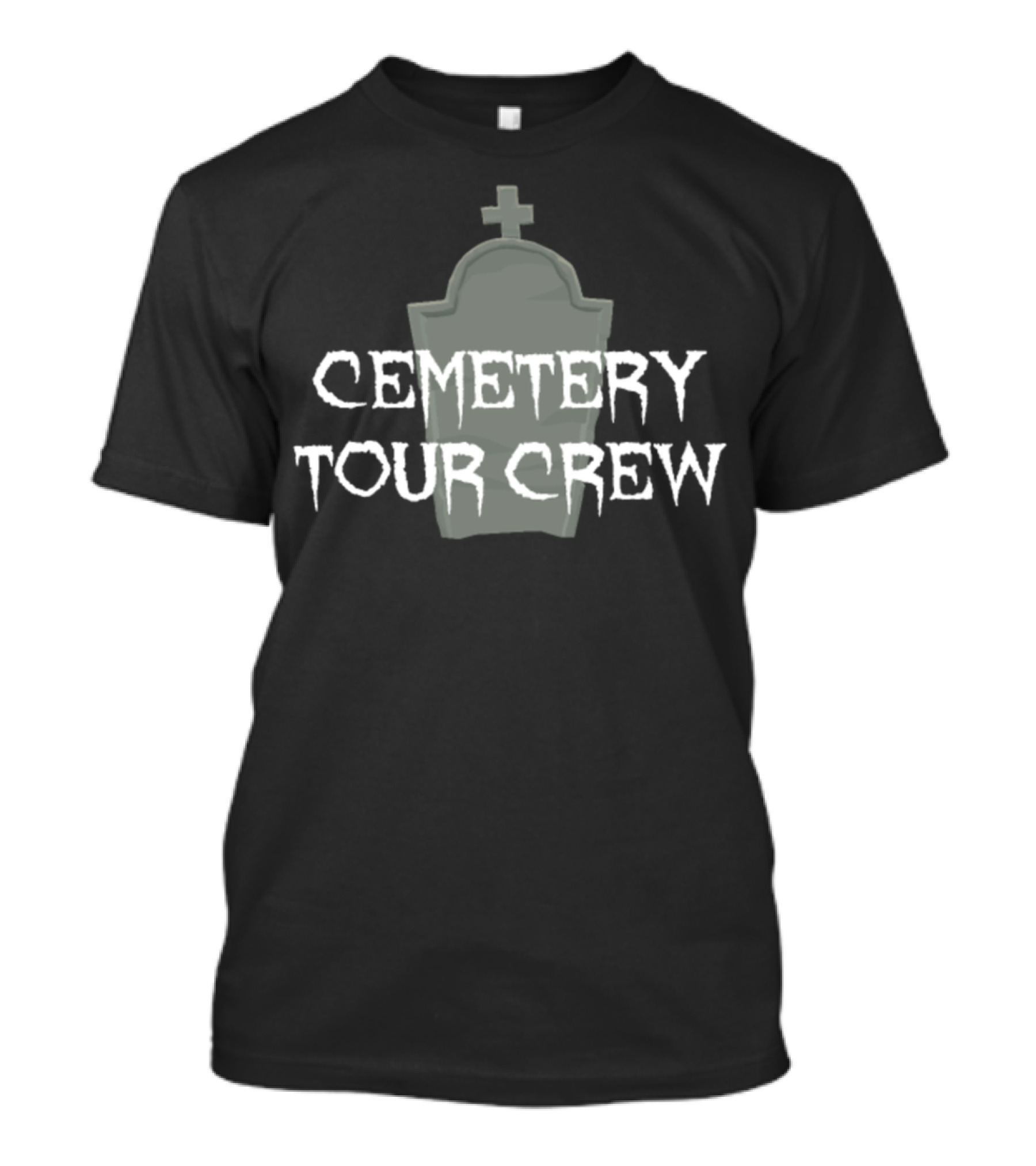 Cemetery Tour Crew Gothic Friedhof Grabstein Tot Gruft T-Shirt