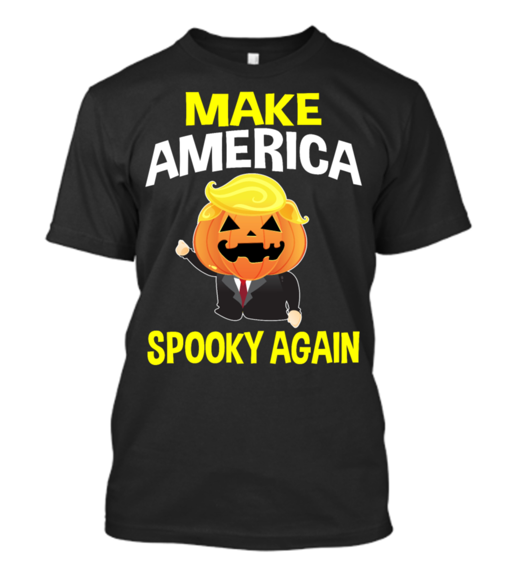 Make America Spooky Again Trump Pumpkin Head T-Shirt