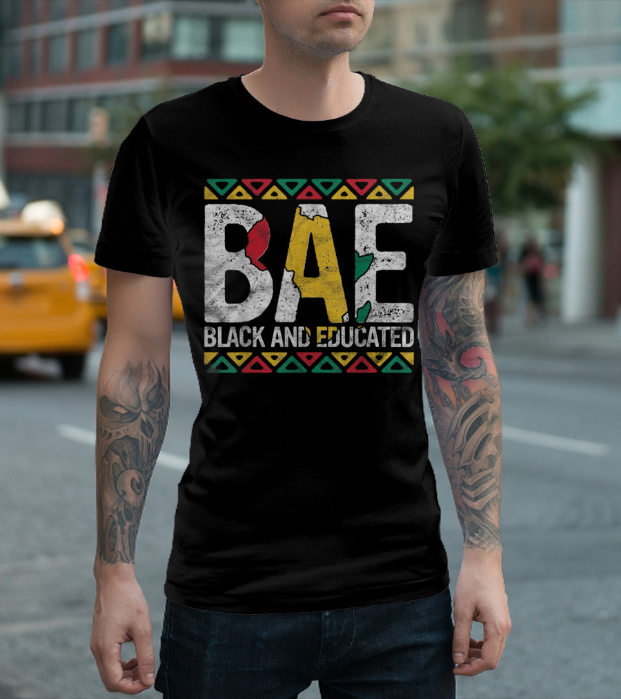 BAE Black And Educated African Heritage Pride T-Shirt