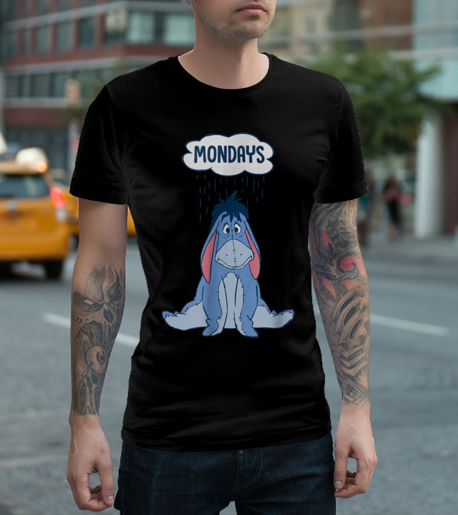 Disney Eeyore Mondays Sad Rain Cloud T-Shirt