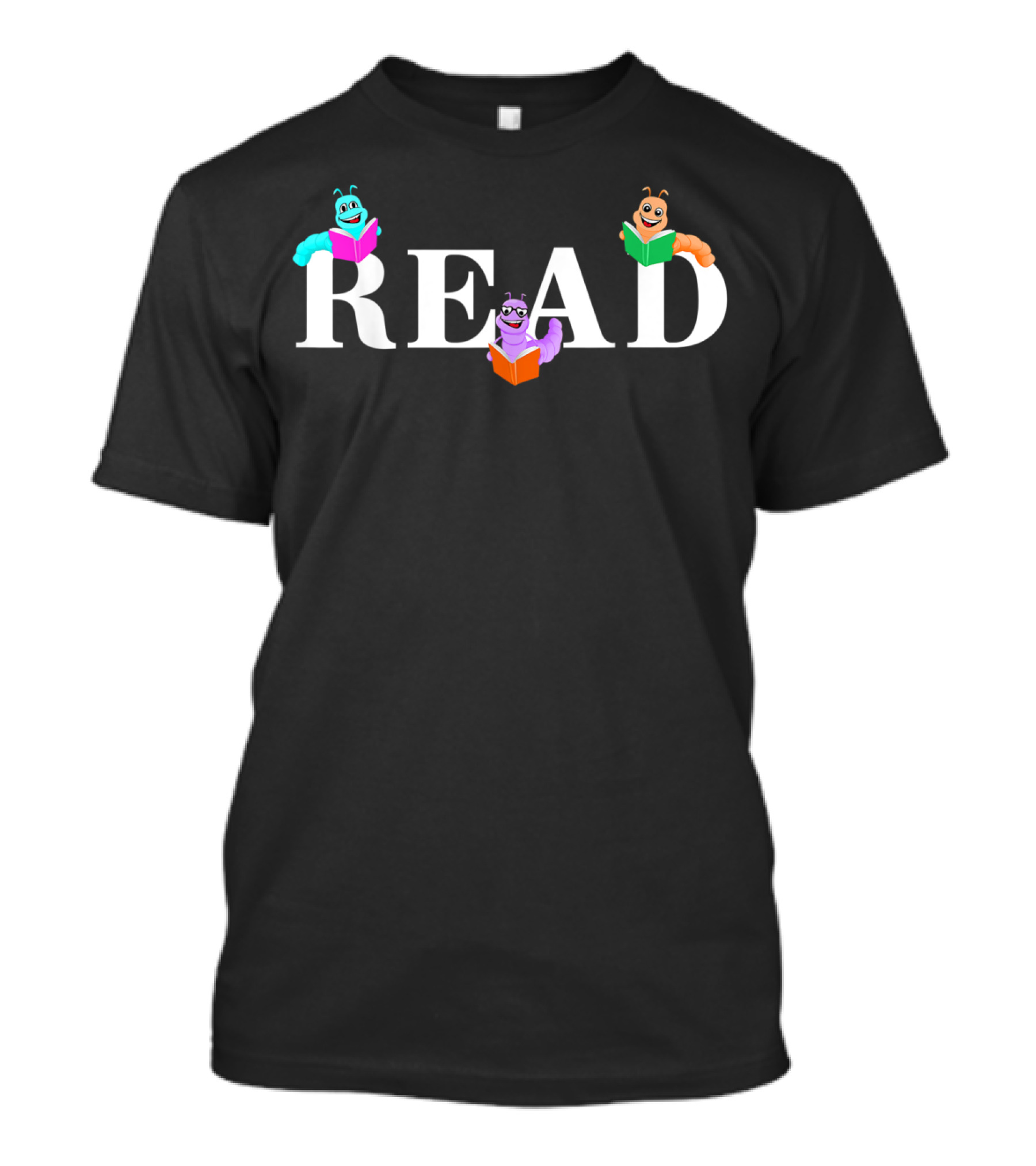Teacher Reading Bookworms READ T-Shirt