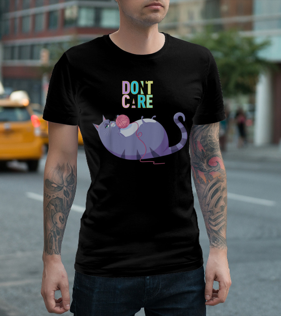 The Secret Life Of Pets 2 Chloe Don't Care With Yarn Ball T-Shirt