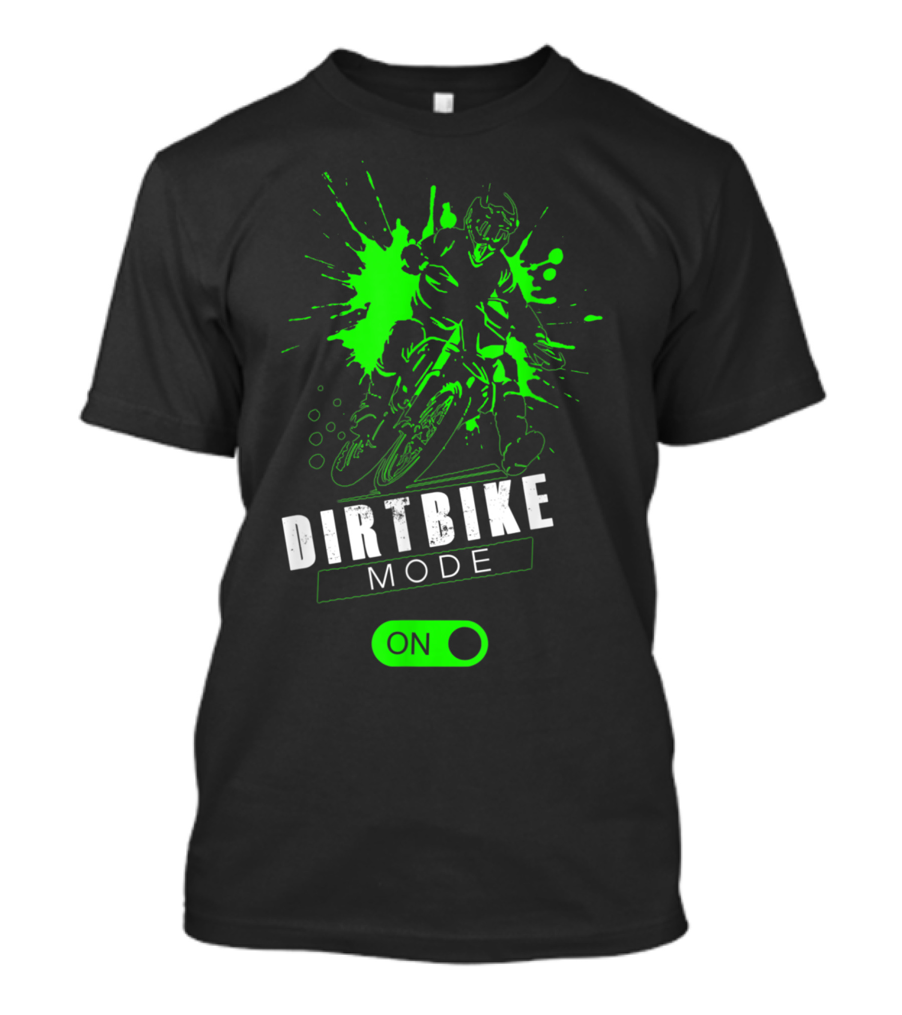 Dirtbike Mode On Youth Racing Rider Motocross Dirt Biker T-Shirt