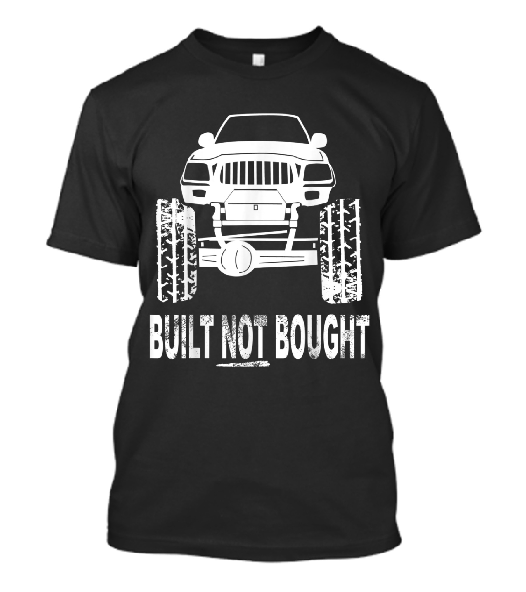 Built Not Bought Custom Rock Crawler T-Shirt