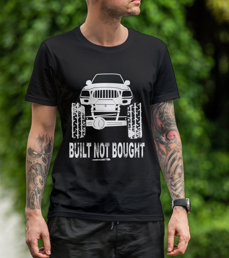 Built Not Bought Custom Rock Crawler T-Shirt