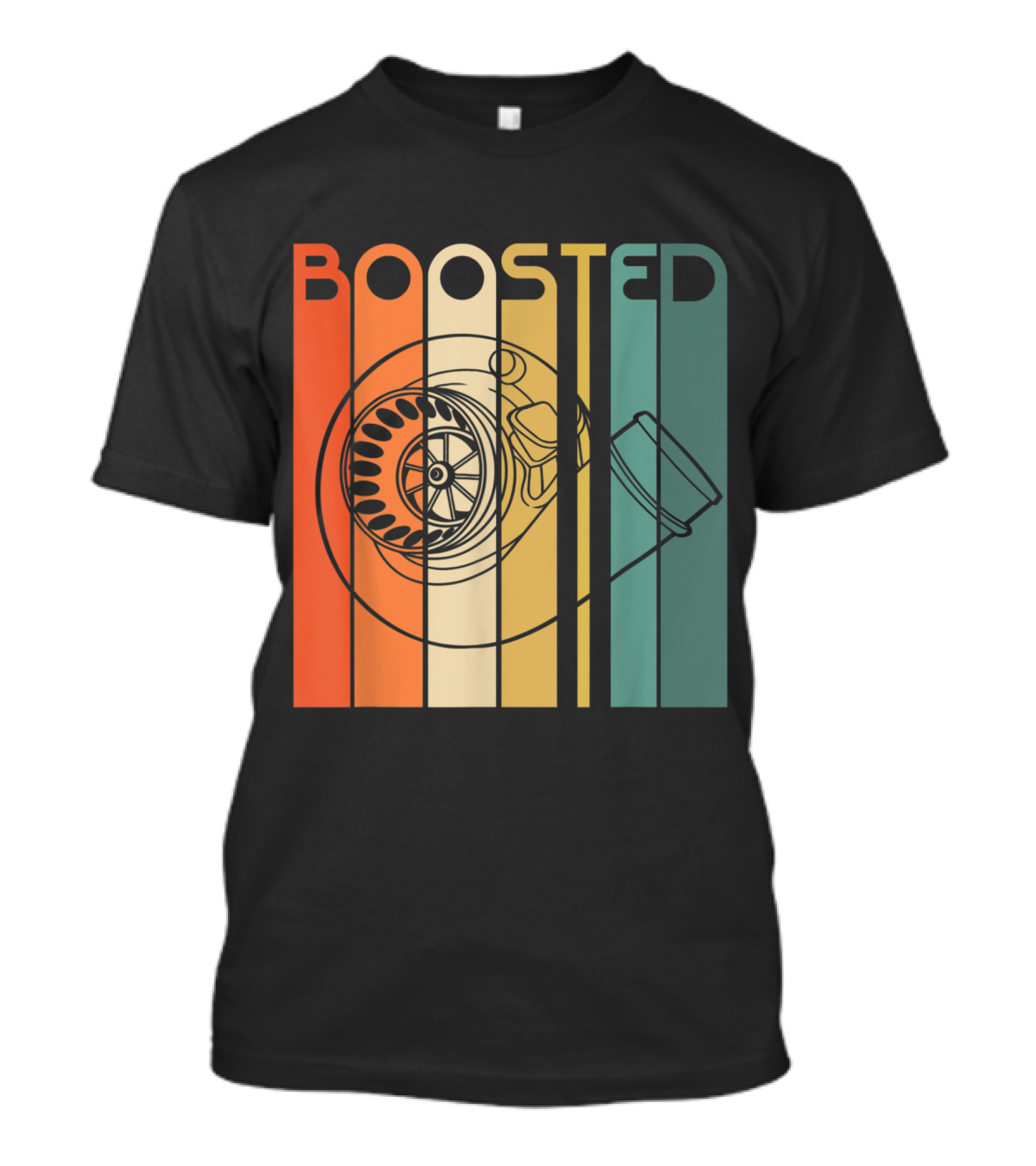 Boosted Retro Vintage Turbo T-Shirt