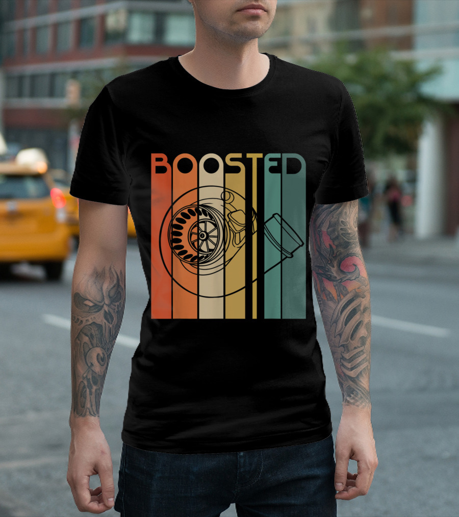 Boosted Retro Vintage Turbo T-Shirt