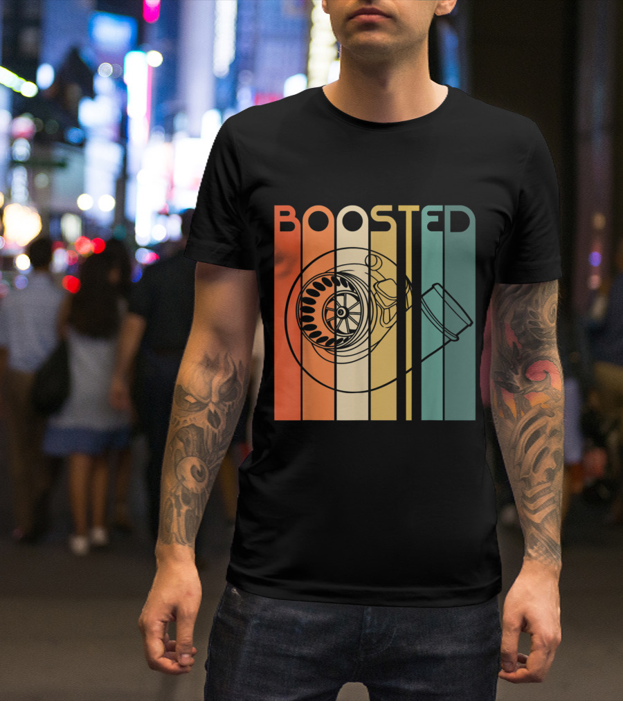 Boosted Retro Vintage Turbo T-Shirt