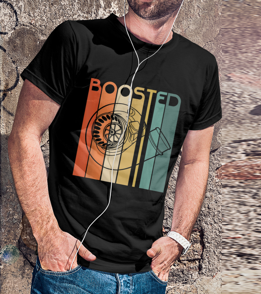 Boosted Retro Vintage Turbo T-Shirt