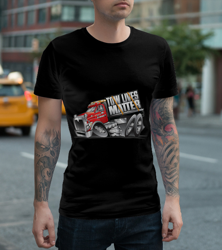 Tow Lives Matter Rollback Driver Truck Towing T-Shirt