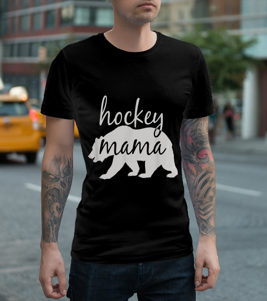 Hockey Mama Bear T-Shirt