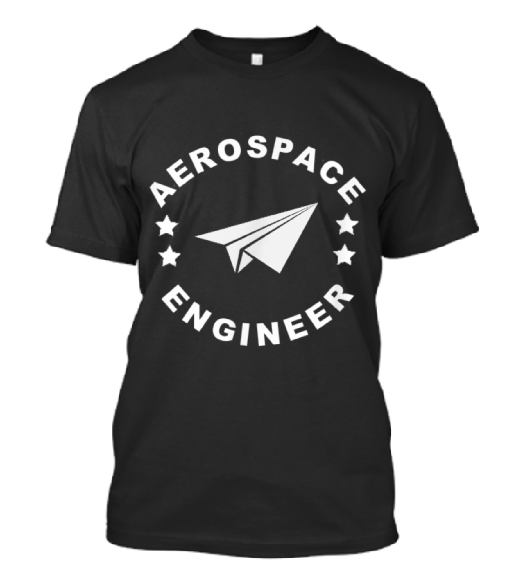 Aerospace Engineer Paper Airplane Stars T-Shirt