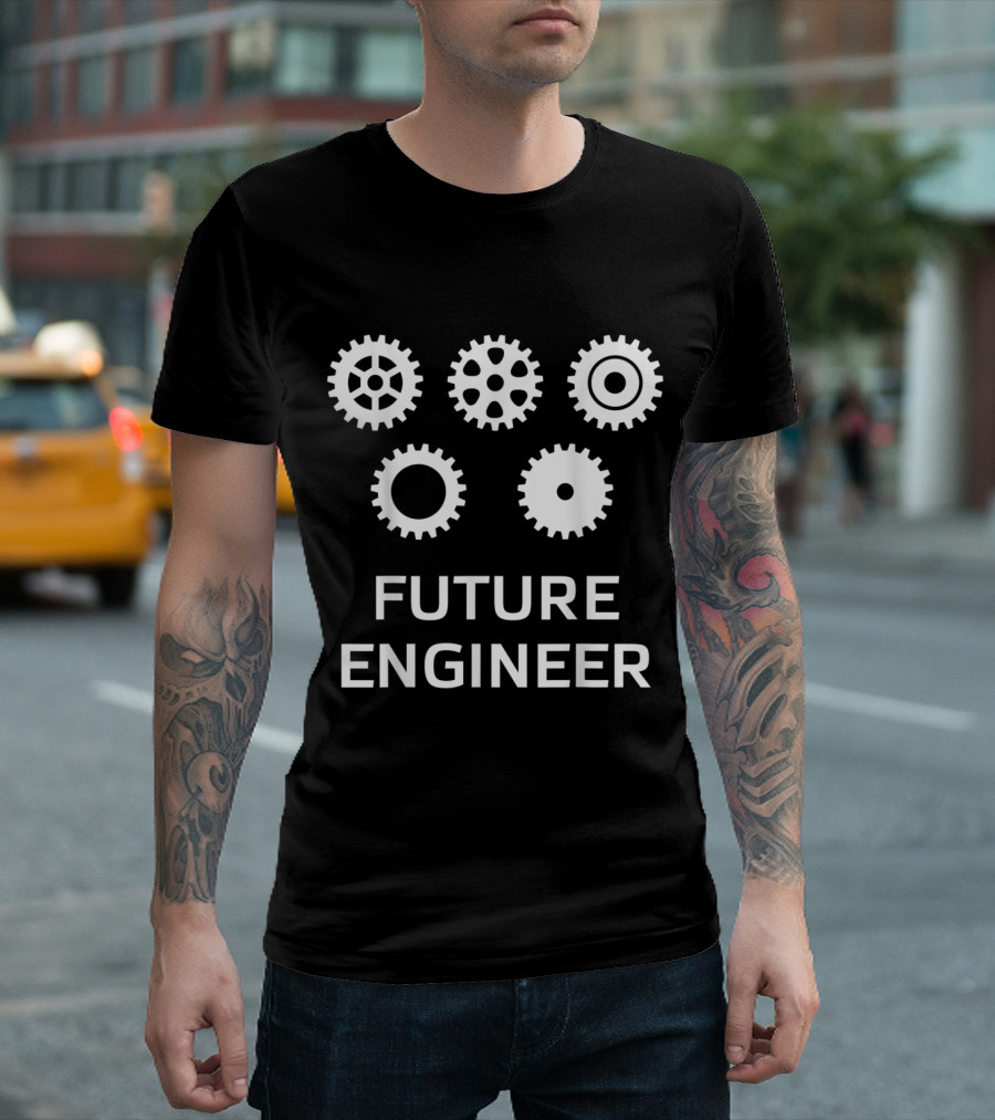 Future Engineer Gear Cogs T-Shirt