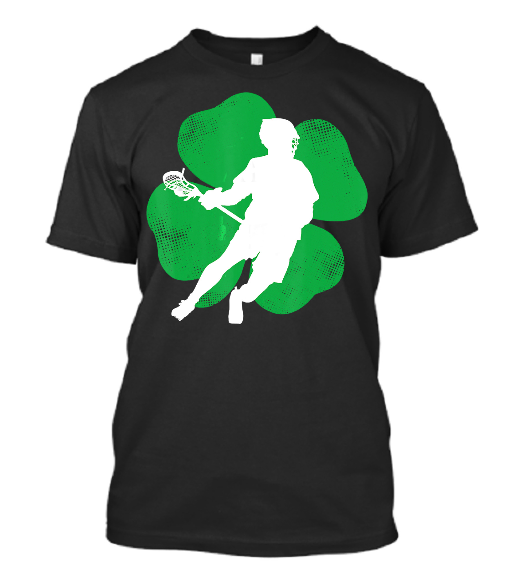 St Patrick's Day Irish Lacrosse Lover Clover T-Shirt