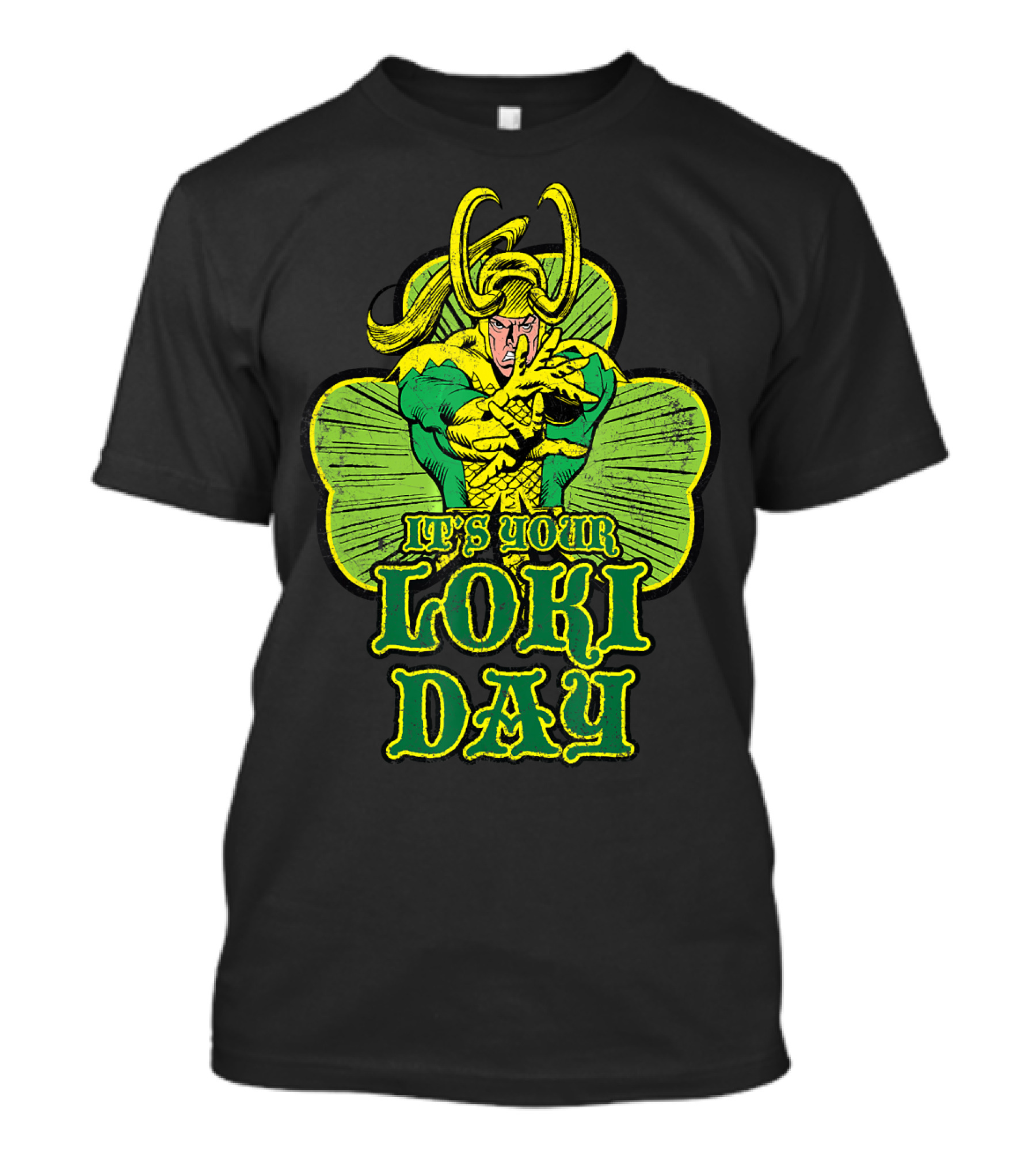 It's Your Loki Day Marvel Shamrock Mischief T-Shirt